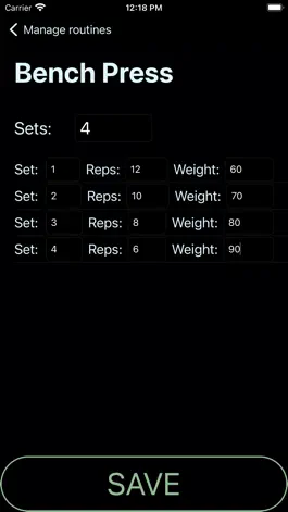 Game screenshot Workout Notes hack