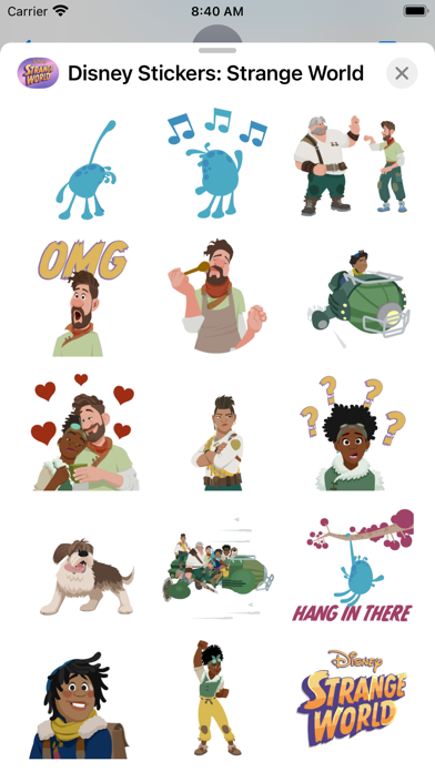 Disney Stickers: Strange World Screenshot