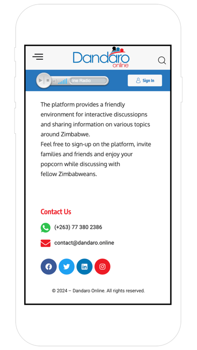 Dandaro Online Screenshot