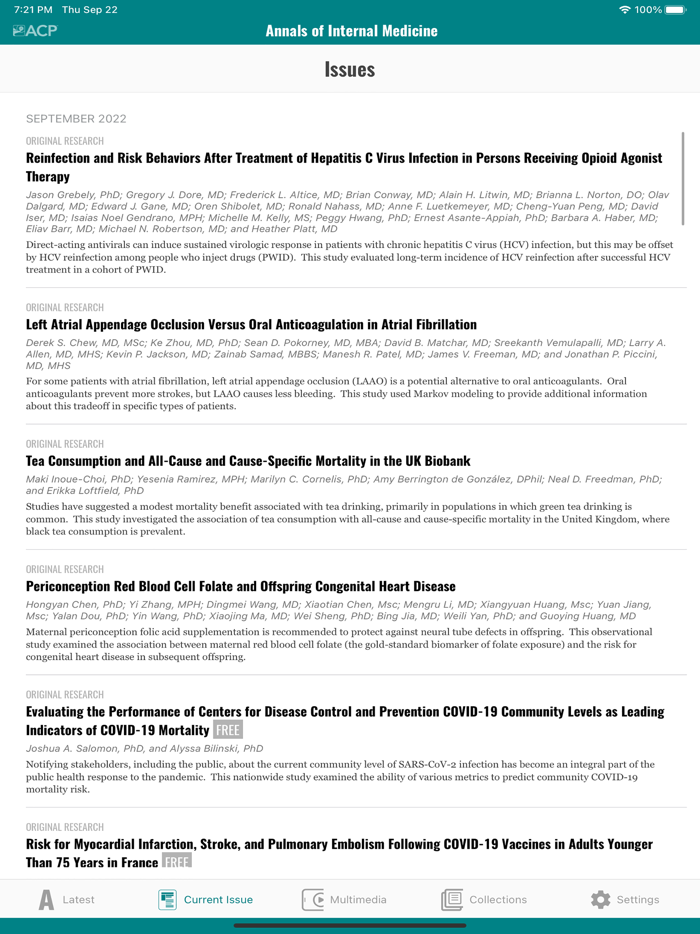 Annals of Internal Medicine