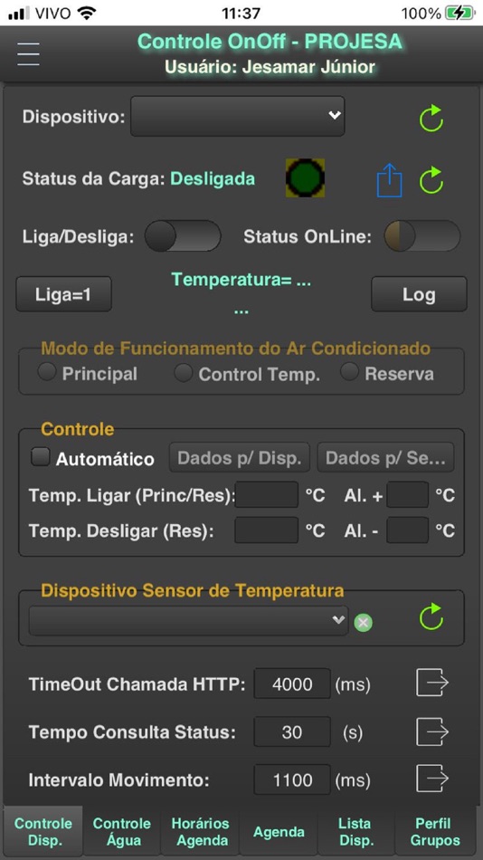 #10. ControleOnOff (iOS) 由: JESAMAR LEAO O JUNIOR