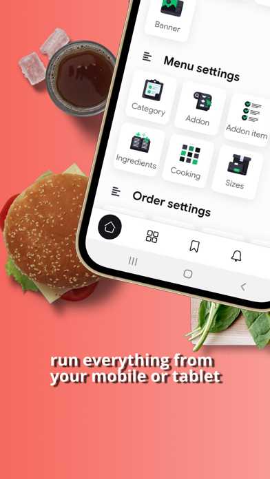 FoodNow Shop Management Screenshot