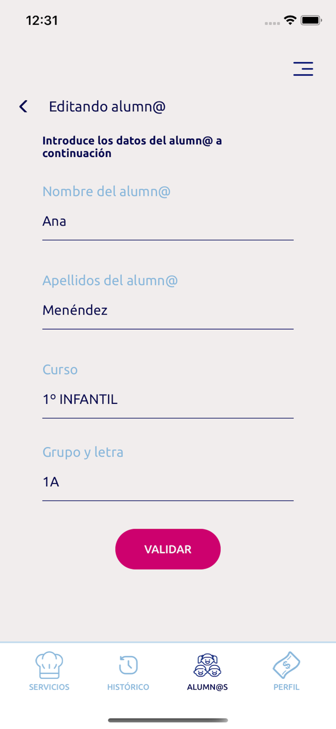 Recibos Comedor Enasui