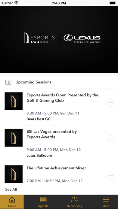Esports Awards 2022 Screenshot