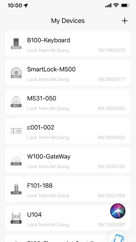 #2. Cloud Smart Lock App (iOS) By: 明毅 龚