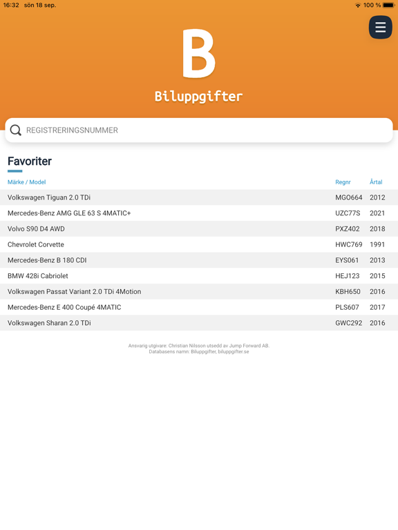 Screenshot #4 pour Biluppgifter 2021