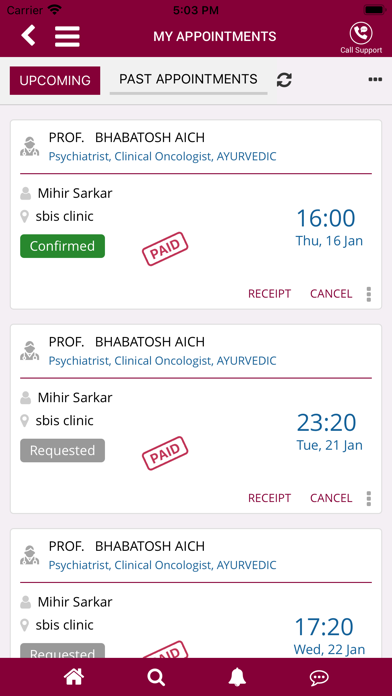 MAMATA Healthcare Screenshot