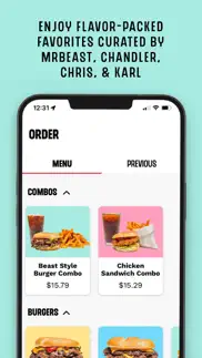 mrbeast burger iphone screenshot 2