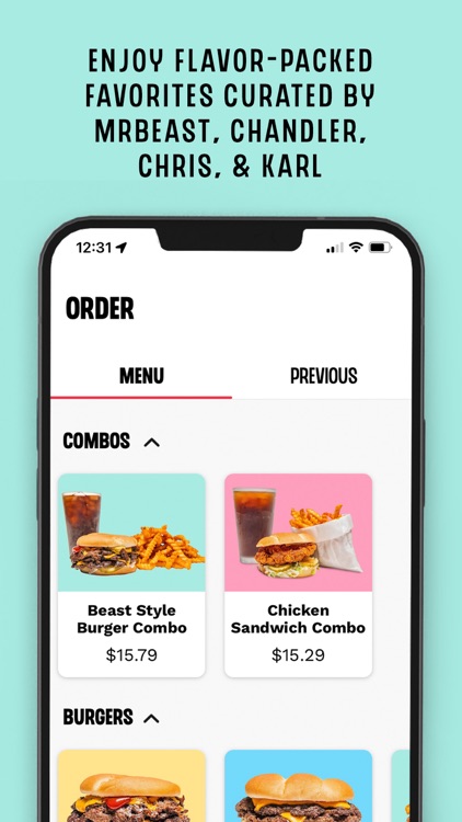 MrBeast Burger Delivery Menu, Order Online