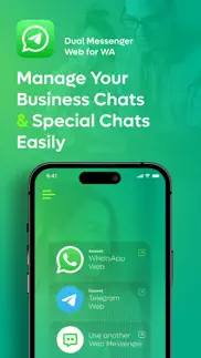 dual messenger web for wa plus iphone screenshot 4