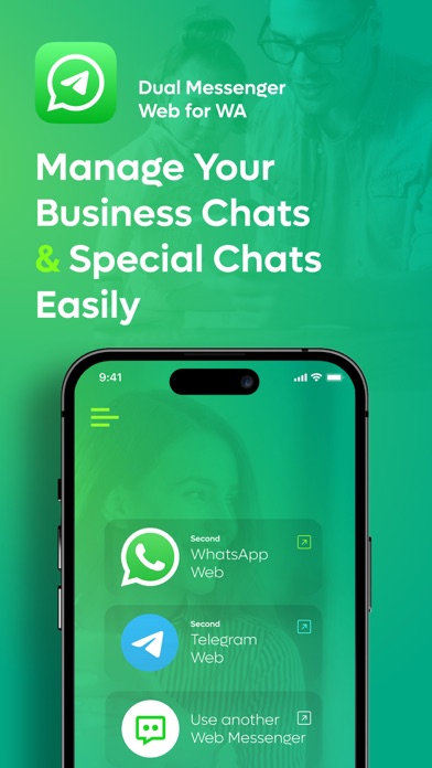 Dual Messenger Web for WA Plusのおすすめ画像4