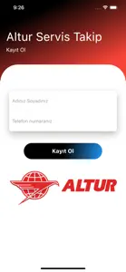 Altur Servis Takip screenshot #3 for iPhone