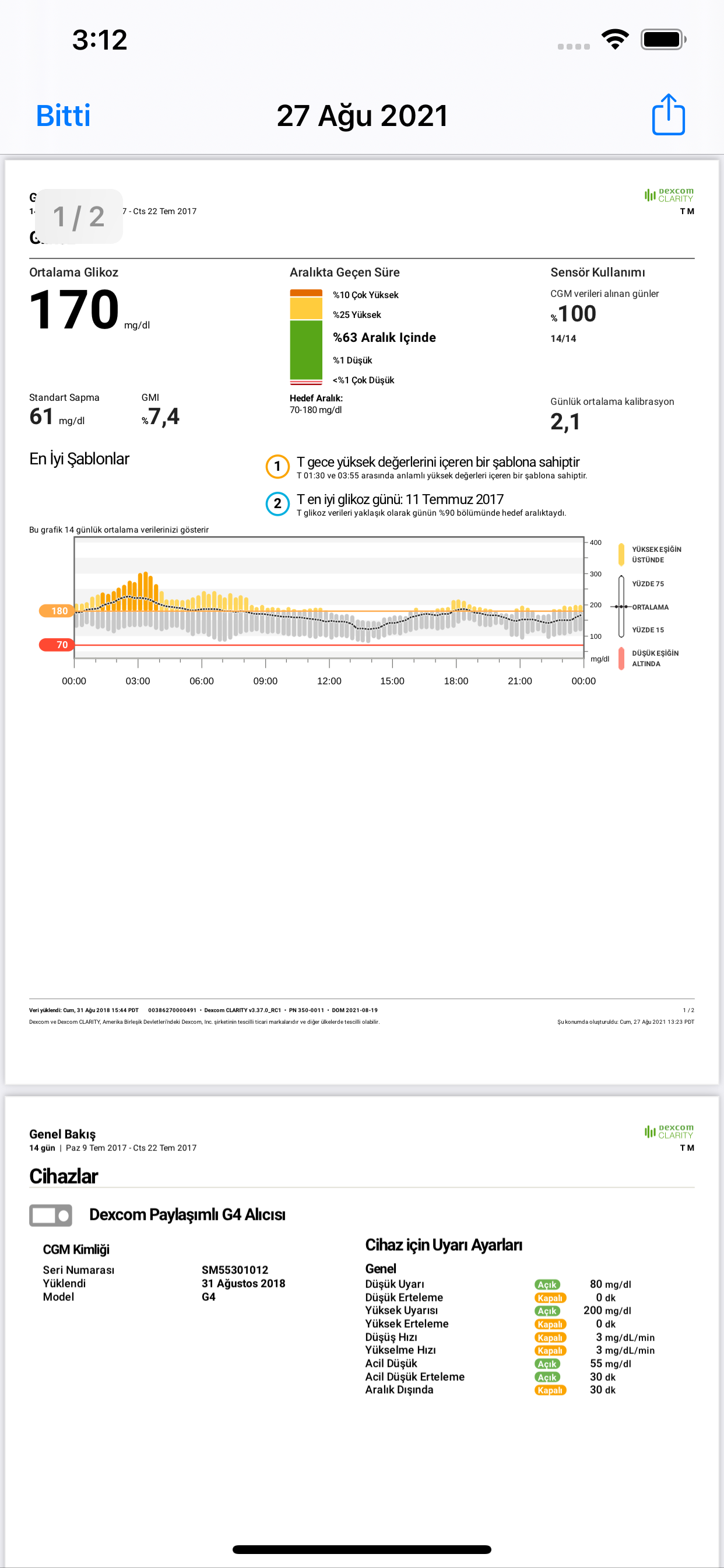 Dexcom Clarity