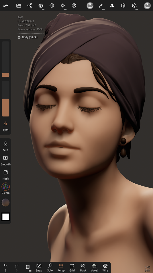#4. Nomad Sculpt (iOS) 由: Hexanomad