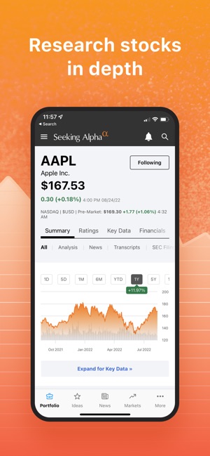 Seeking Alpha: News & Analysis on the App Store