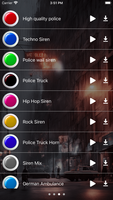 Screenshot #1 pour Effets sonores de police