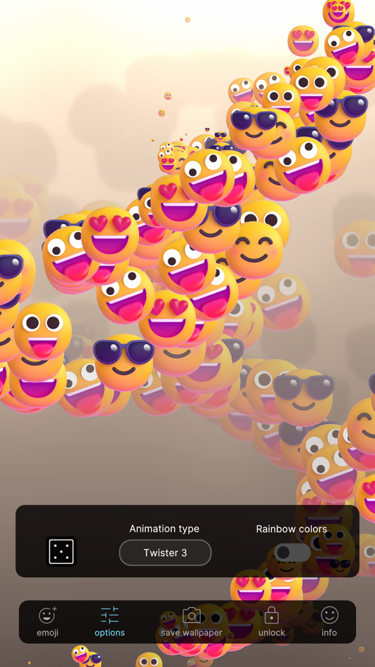 #4. MOJI MOJI : Wallpaper Maker (iOS) 由: Piotr Wysok