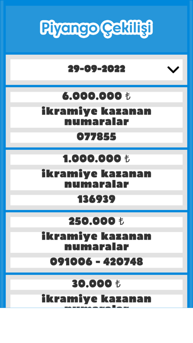 Şans Oyunları Sonucları Screenshot