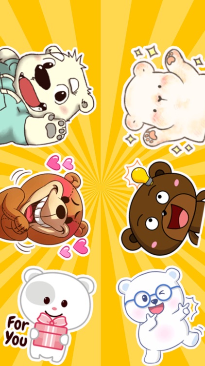 Bear Stickers •