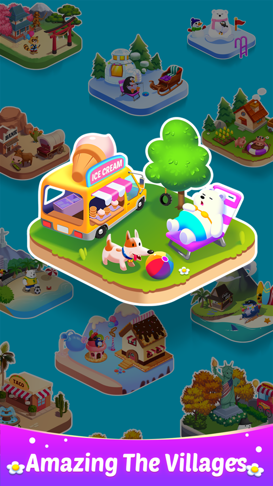 #7. Tiles Match 3D: Happy Trips (iOS) By: WingsMob Global Ltd.