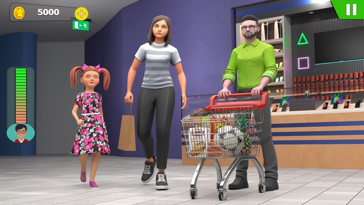 Supermarket Mall Shopping Game screenshot-3