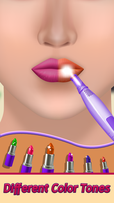 Lip and Eye Art Makeup Salon Screenshot