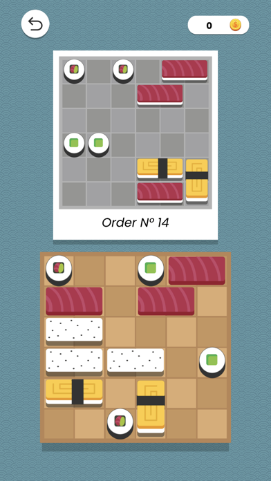 Sushi Ordering Screenshot