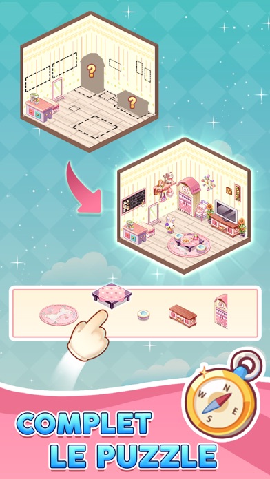 Screenshot #3 pour Kawaii Puzzle: Unpack & Decor