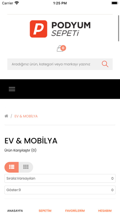 Podyum Sepeti-Online Alışveriş Screenshot