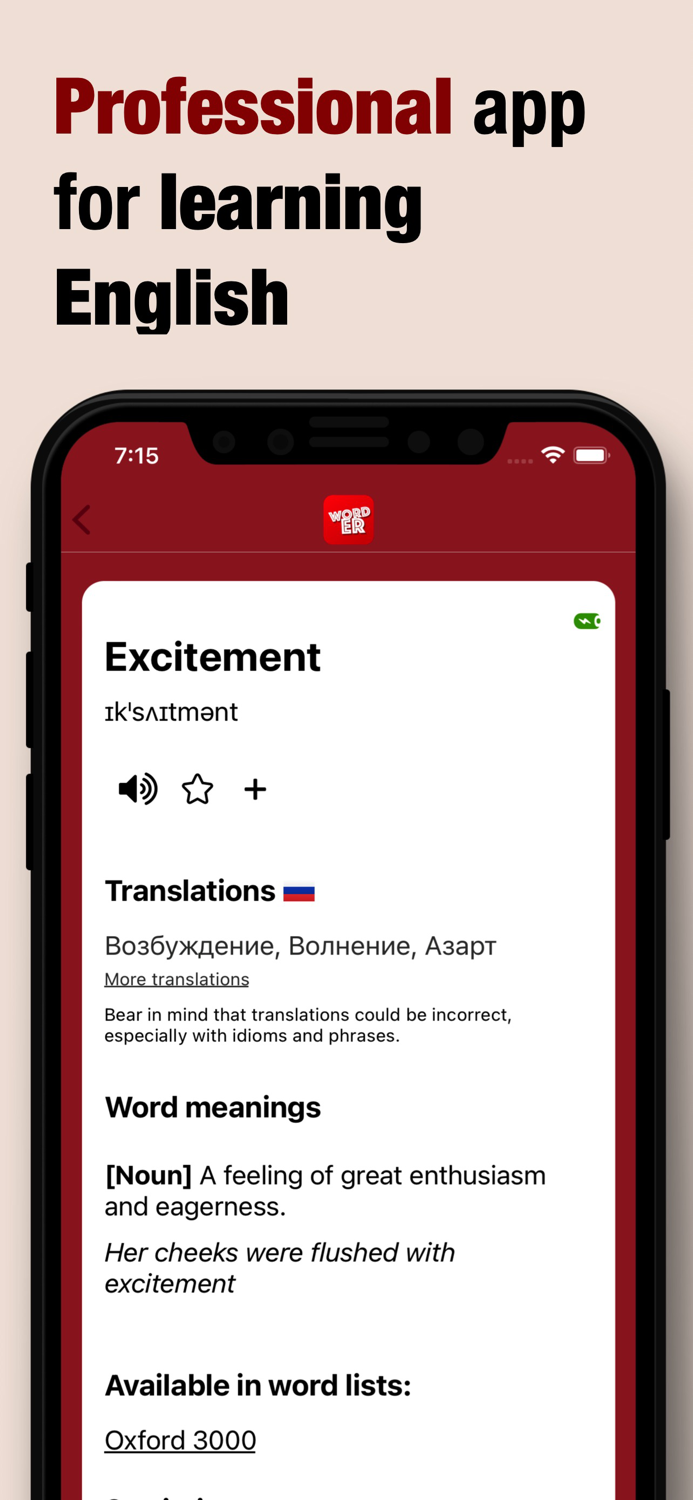 Vocabulary Builder by Worder