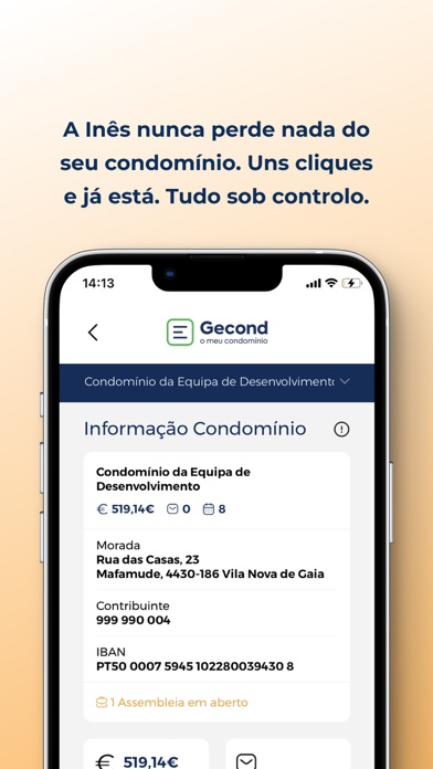 Gecond, o meu condomínio Screenshot