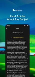 Almanac - Learn About Anything screenshot #2 for iPhone