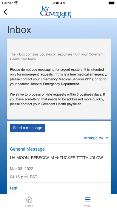 MyCovenantHealth screenshot 4