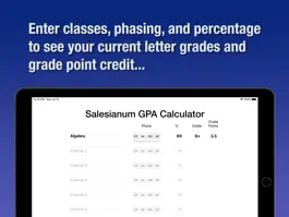 Game screenshot Salesianum GPA Calculator mod apk