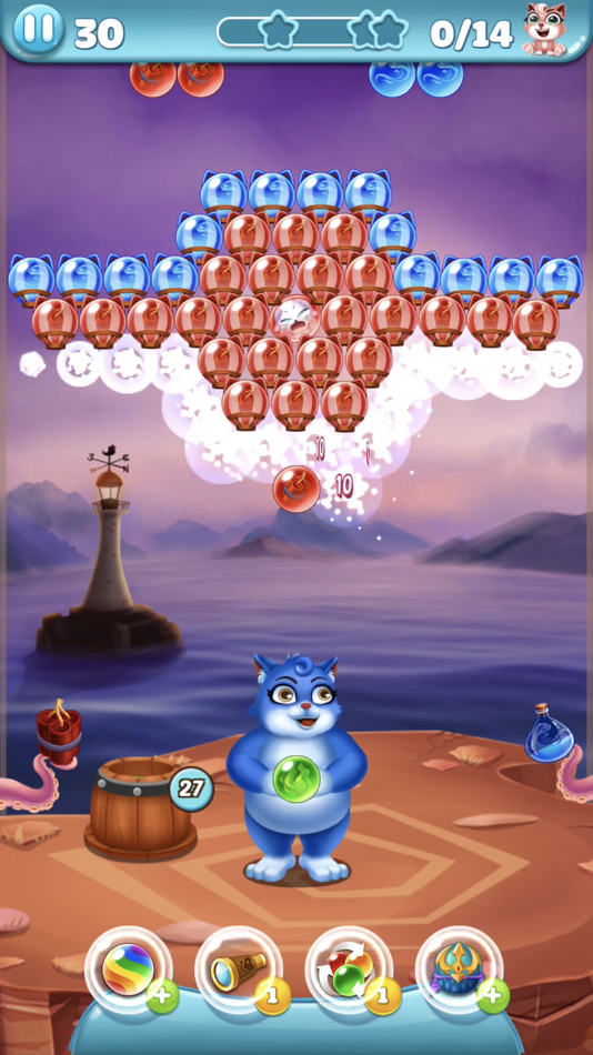 #6. Cat Pop Island: Bubble Shooter (iOS) By: Phan Tu