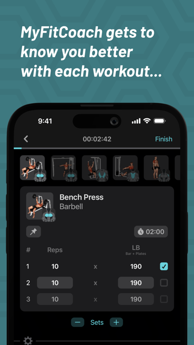 MyFitCoach Gym Workout Plannerのおすすめ画像3