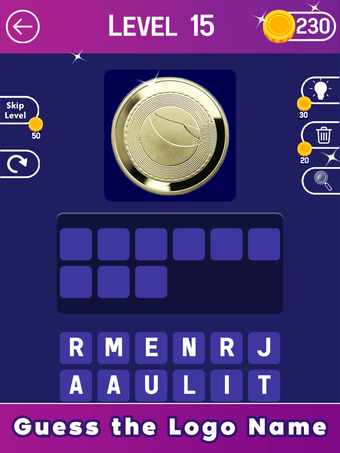 Crypto Logo Quiz Game