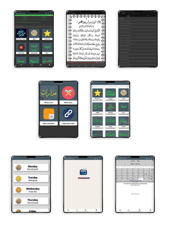 Dawoodi Bohra App iPad screenshot 6 - Reference app