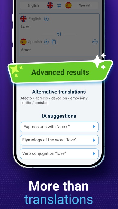 AI Voice Translator Translate Screenshot