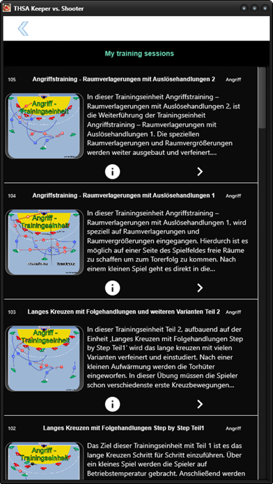THSA-TS Handball Training Screenshot