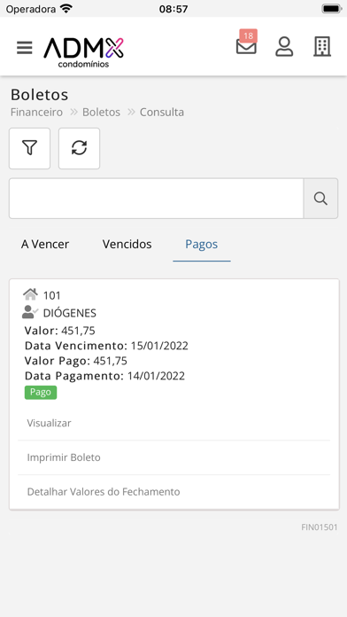 Admx Condomínios Screenshot