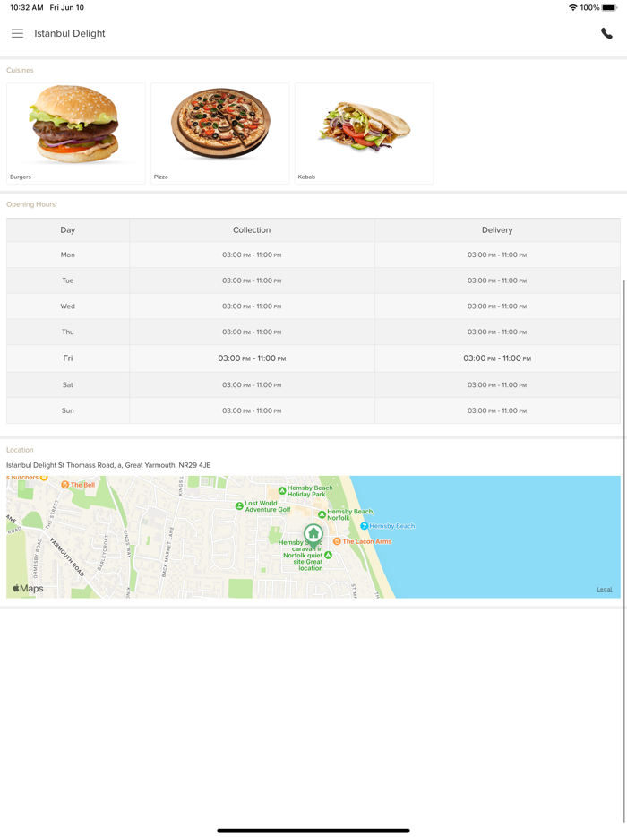 Istanbul DelightGreat Yarmouth