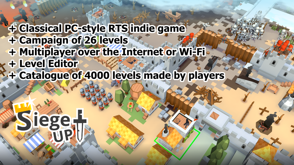 #1. RTS Siege Up! (iOS) 由: Denis Zdorovtsov