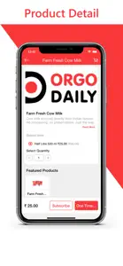 Orgo Daily - Fresh Cow Milk screenshot #2 for iPhone