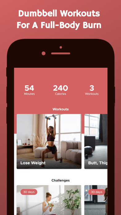 Dumbbell HIIT Workout Screenshot