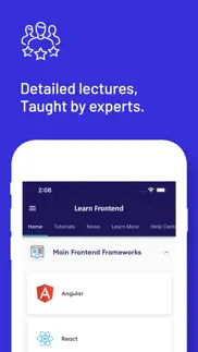 learn frontend web development iphone screenshot 3