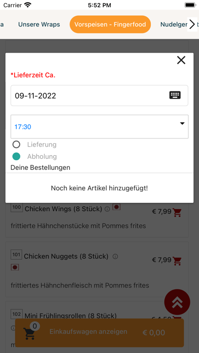 Pizza Oase Statzling Screenshot