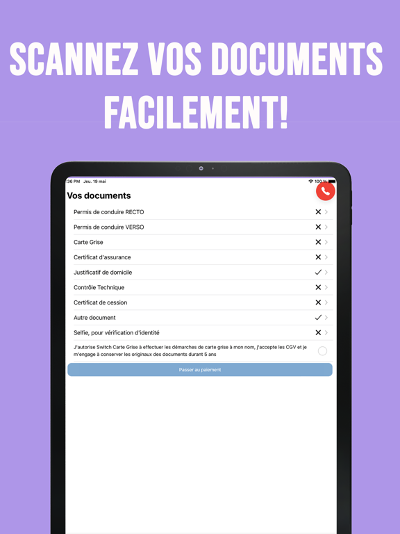 Screenshot #4 pour Switch Carte Grise
