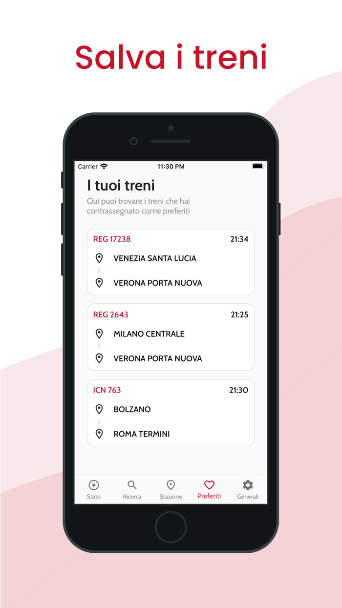 Treninoo - Ritardi e binari