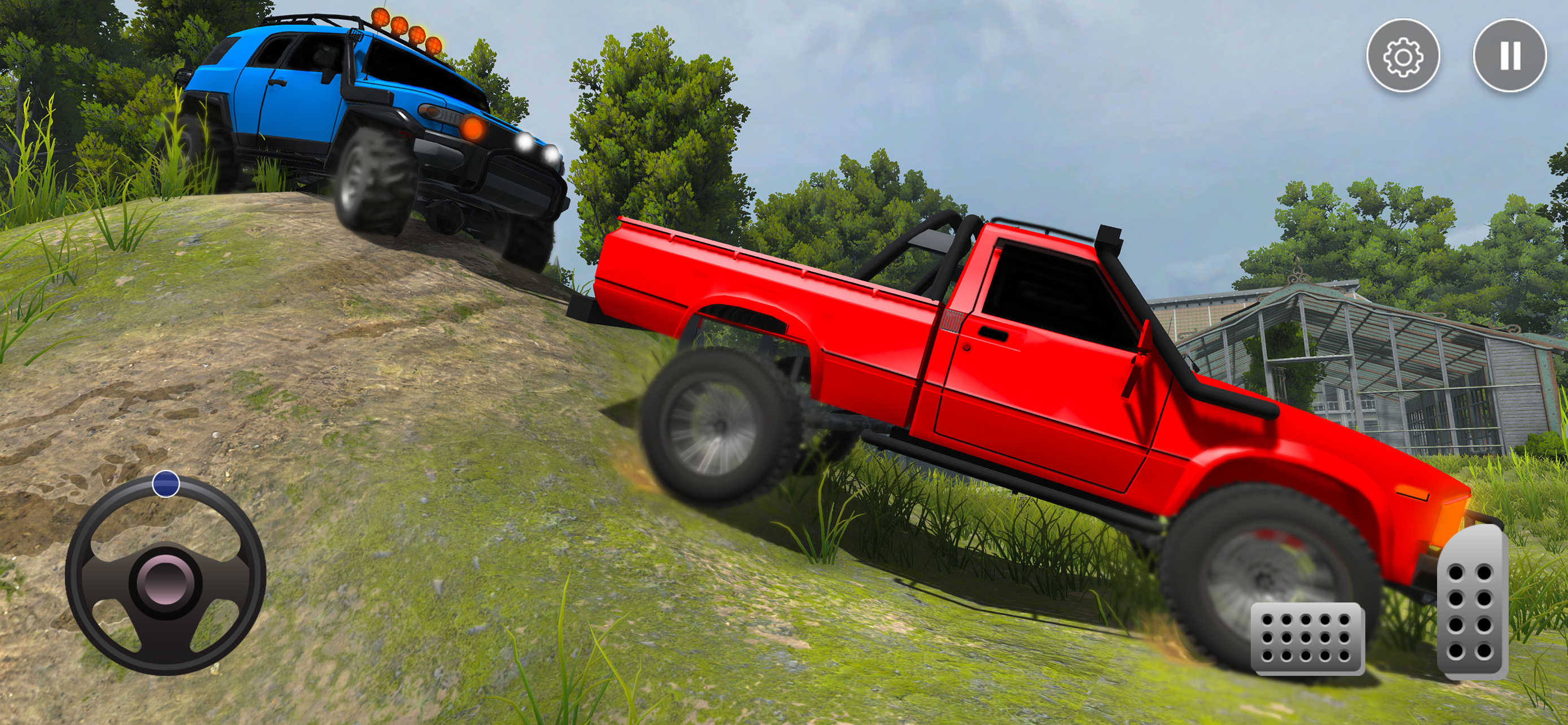 Offroad Pickup Truck Driving